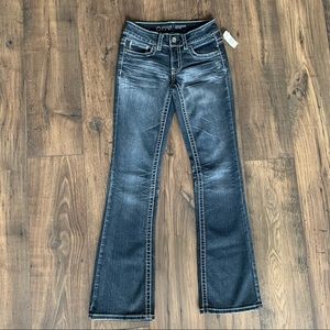 4/$65. NWT Warehouse One Contour Boot Dark Wash Ladies 25